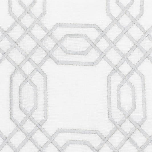 STOUT TEXTILES  DRAPERY,EMBROIDERIES TRANSITIONAL,, GEOMETRIC MIST   - NETW-1