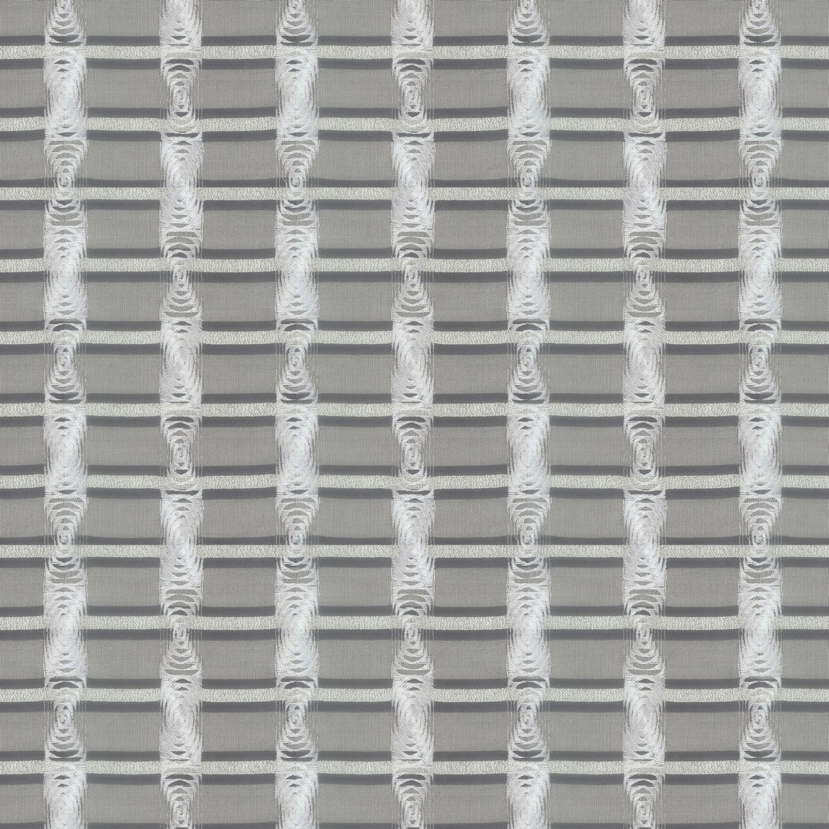 STOUT TEXTILES  MULTIPURPOSE,EMBROIDERIES TRANSITIONAL,, STRIPE SILVER,CHROME   - NEUT-2