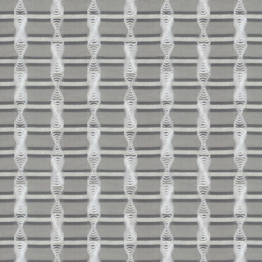 STOUT TEXTILES  MULTIPURPOSE,EMBROIDERIES TRANSITIONAL,, STRIPE SILVER,CHROME   - NEUT-2