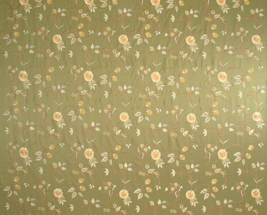 SCALAMANDRE OUTLET  FABRIC BENARES  FABRIC OLIVE   - NG 00020071