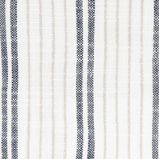 STOUT TEXTILES  UPHOLSTERY,WOVENS TRADITIONAL, STRIPE NAVY   - NIMB-3