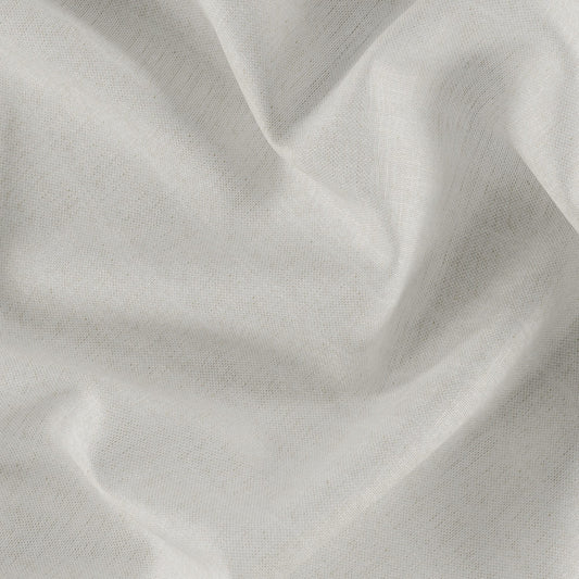 JF Fabrics NIMBUS 31 Fabric Plain Beige, White  Wide Width, Sheer, Linen Texture - 8933231 J9001