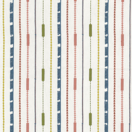 STOUT TEXTILES  MULTIPURPOSE,EMBROIDERIES TRANSITIONAL,, STRIPE PARTYTIME   - NIMI-3
