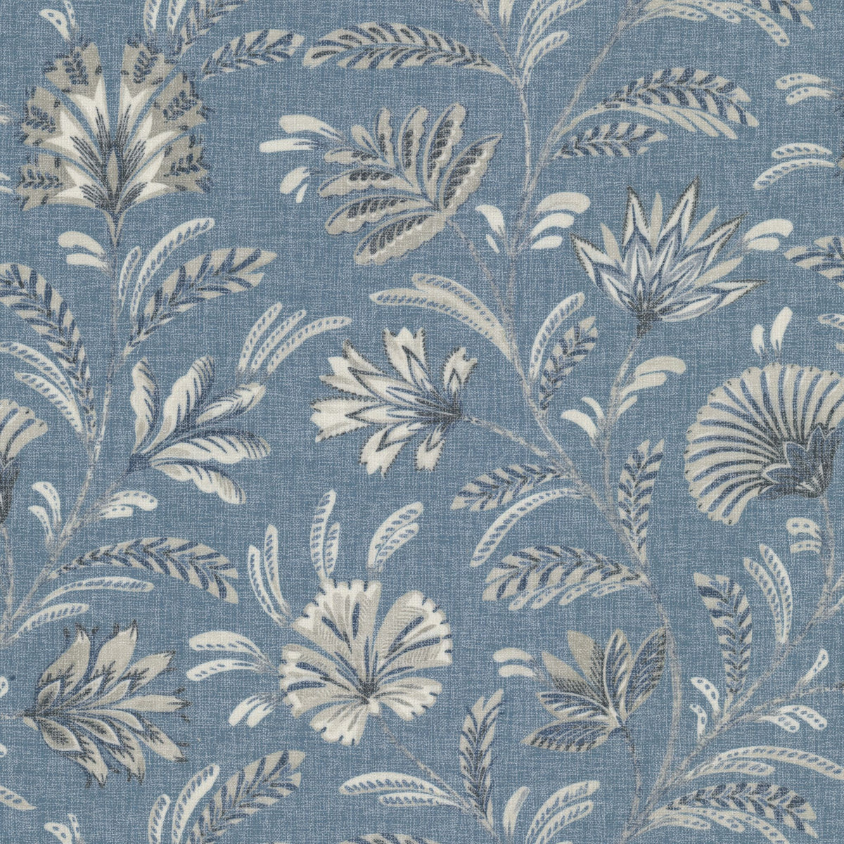 STOUT TEXTILES  MULTIPURPOSE,PRINT TRADITIONAL, FLORAL CADET,FEDERAL   - NIXO-1