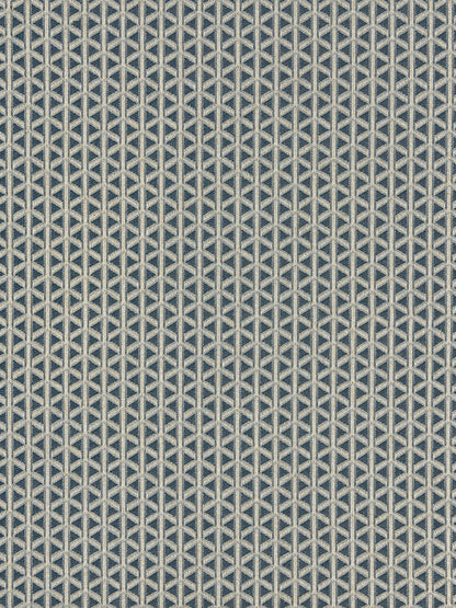 SCALAMANDRE  CROSS CHANNEL FABRIC NAVY   - NK 0001CROS NEW SKU # NKCROS0001