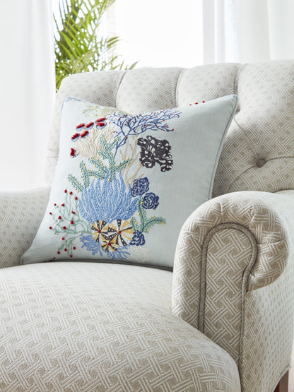 SCALAMANDRE  CANDELARIA FABRIC LAGOON   - NK 0026CAND NEW SKU # NKCAND0026