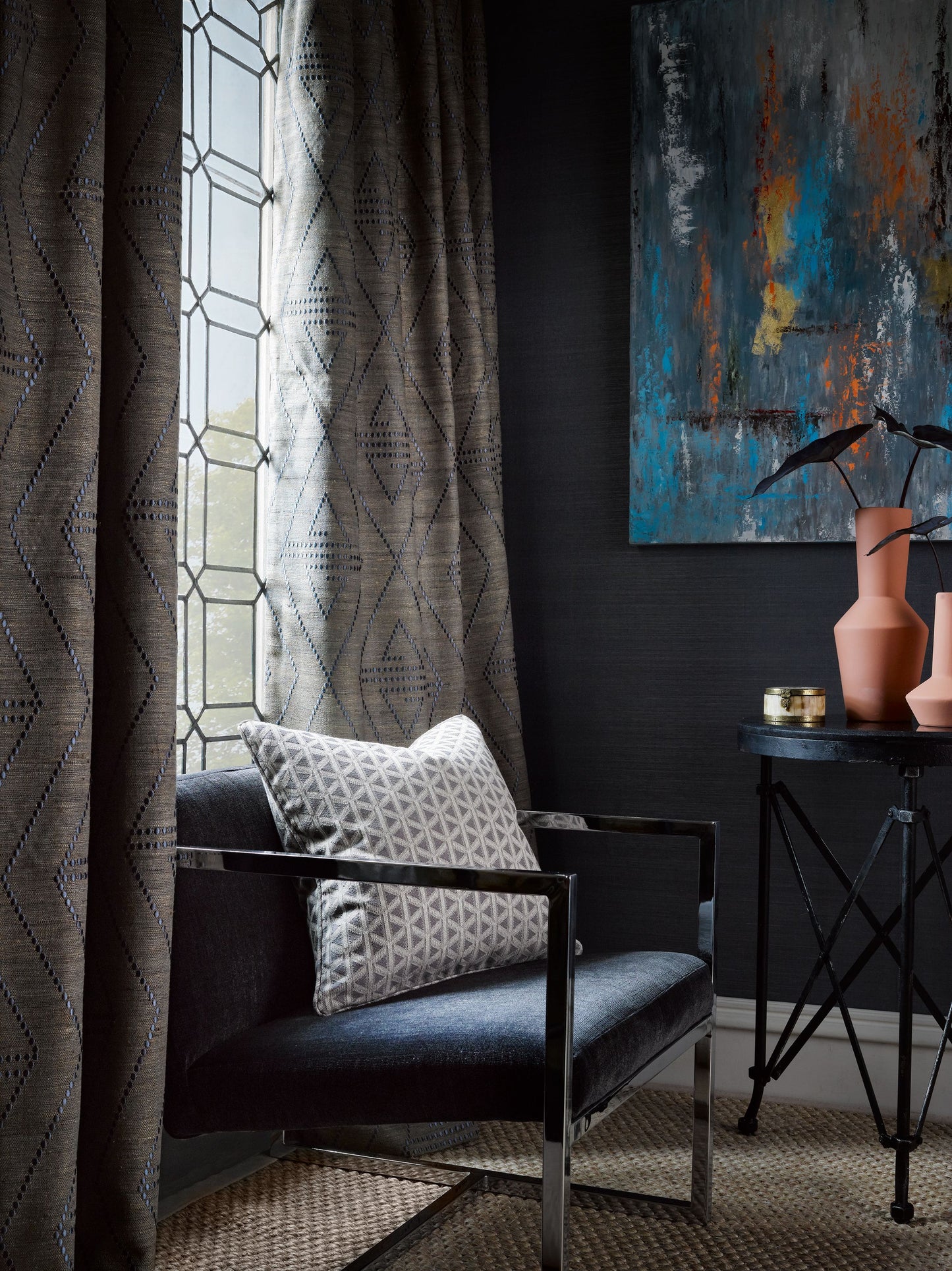 SCALAMANDRE  CROSS CHANNEL FABRIC FLAX   - NK 0006CROS NEW SKU # NKCROS0006