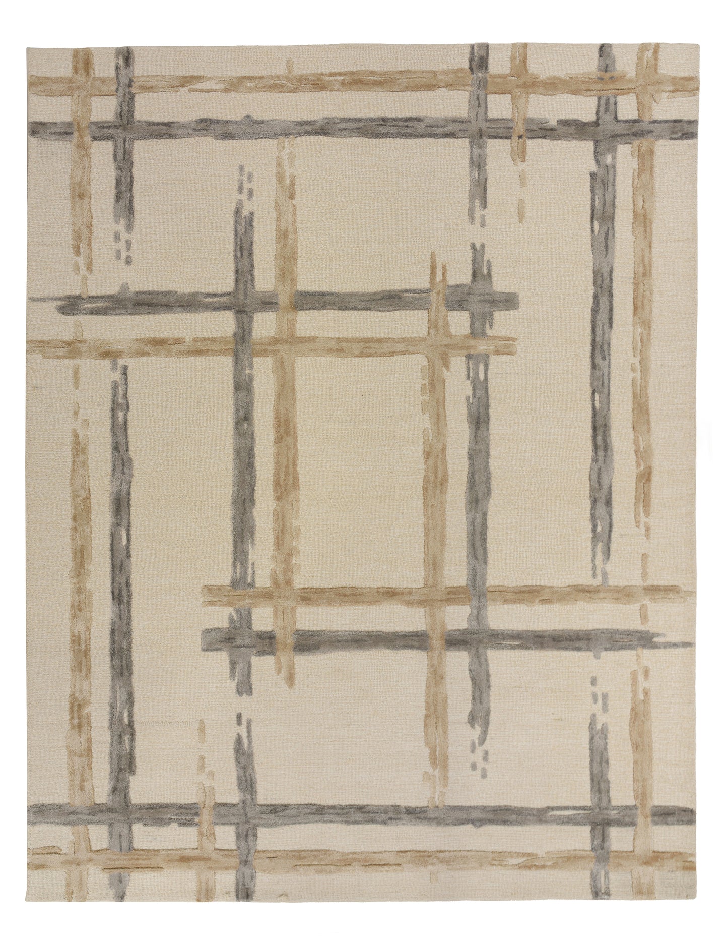 Modern-style rug, 9' x 12'.