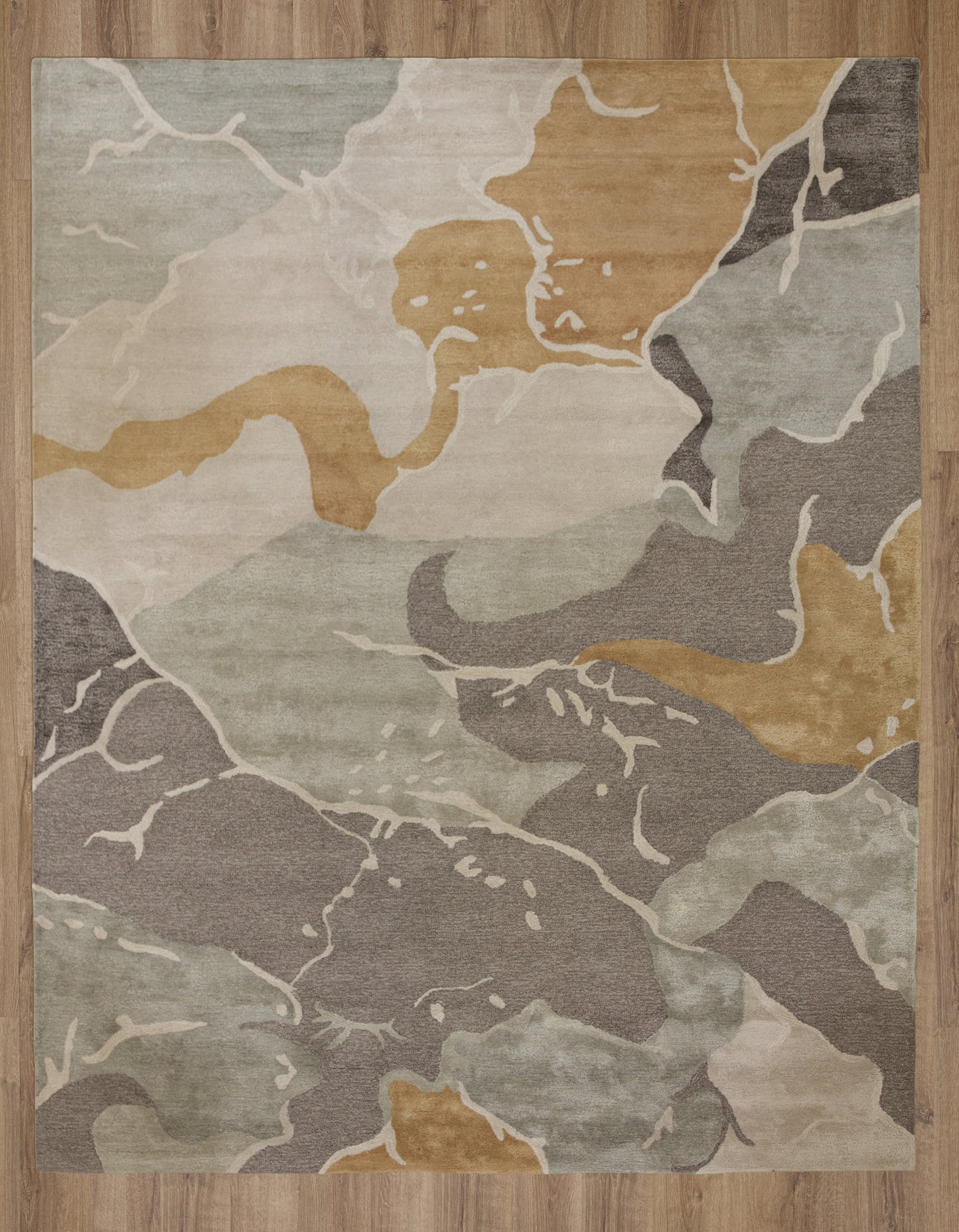 Modern rug, 10' x 13'.