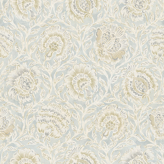York Wallcoverings NuWallpaper Aliviya Mint Peel and Stick Wallpaper Botanical Transitional Mint  Current Peel & Stick - NNS6510