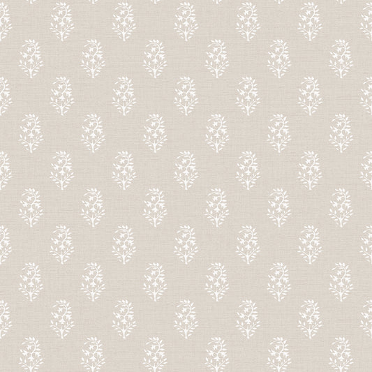 York Wallcoverings NuWallpaper Safia Sand Peel and Stick Wallpaper Botanical Transitional Sand  Current Peel & Stick - NNS6513