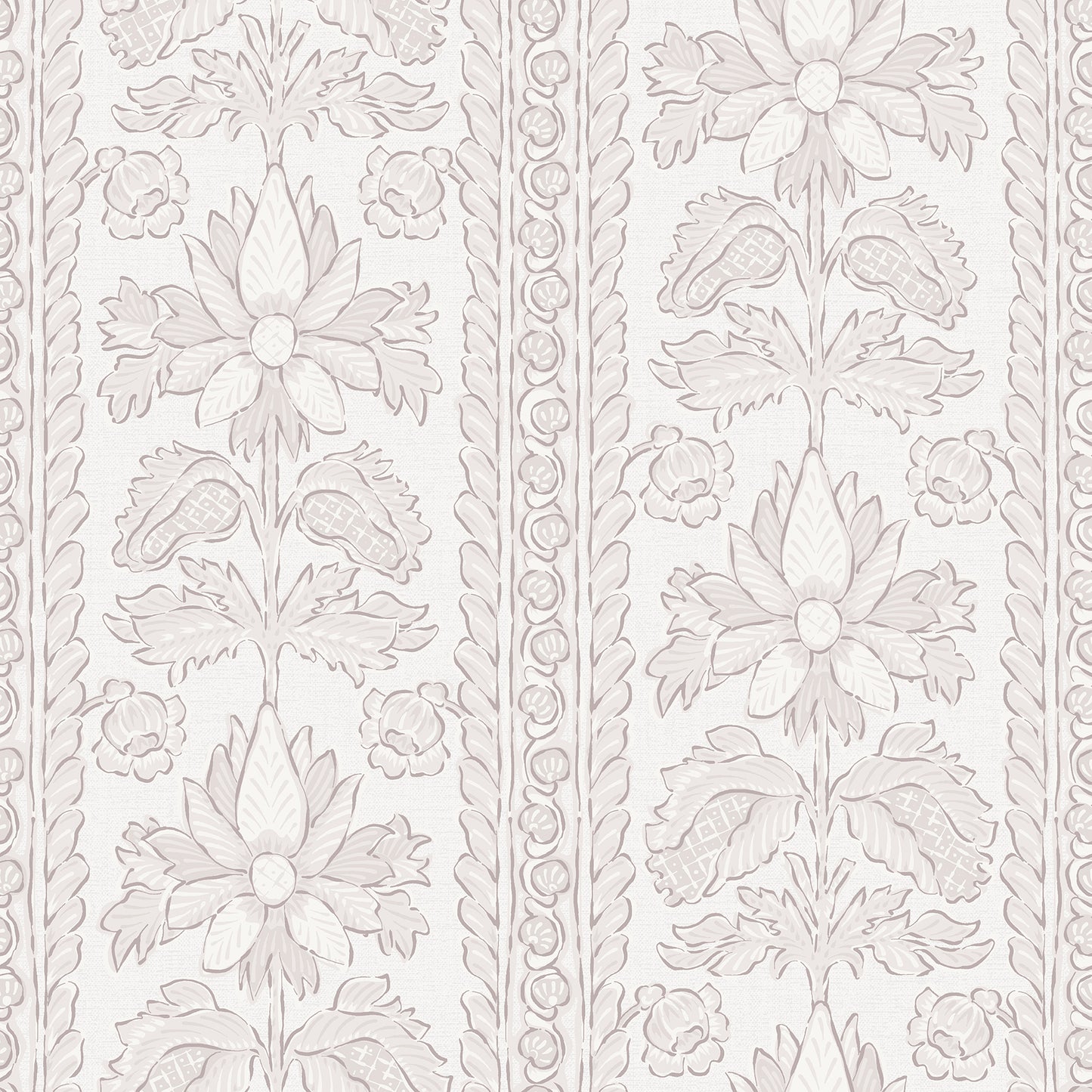 York Wallcoverings NuWallpaper Zareen Cashmere Peel and Stick Wallpaper Botanical Transitional Cashmere  Current Peel & Stick - NNS6516