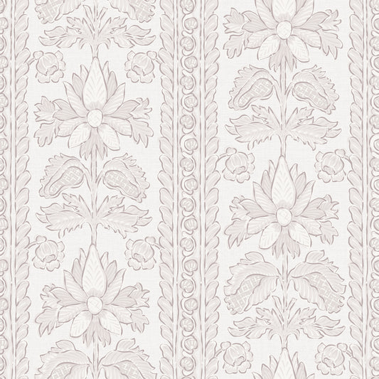 York Wallcoverings NuWallpaper Zareen Cashmere Peel and Stick Wallpaper Botanical Transitional Cashmere  Current Peel & Stick - NNS6516