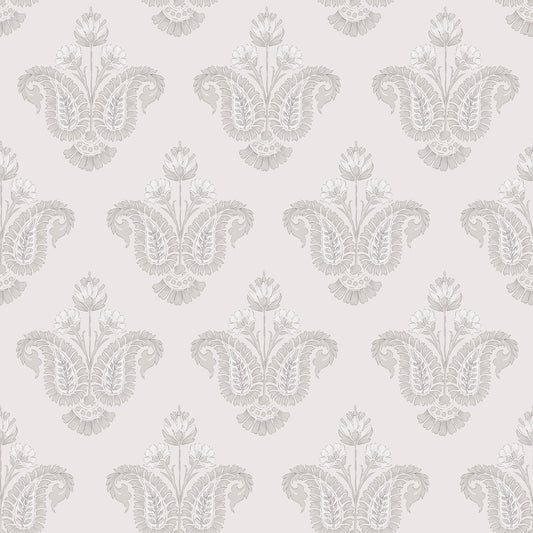 York Wallcoverings NuWallpaper Fazia Linen Peel and Stick Wallpaper Botanical Transitional Linen  Current Peel & Stick - NNS6517