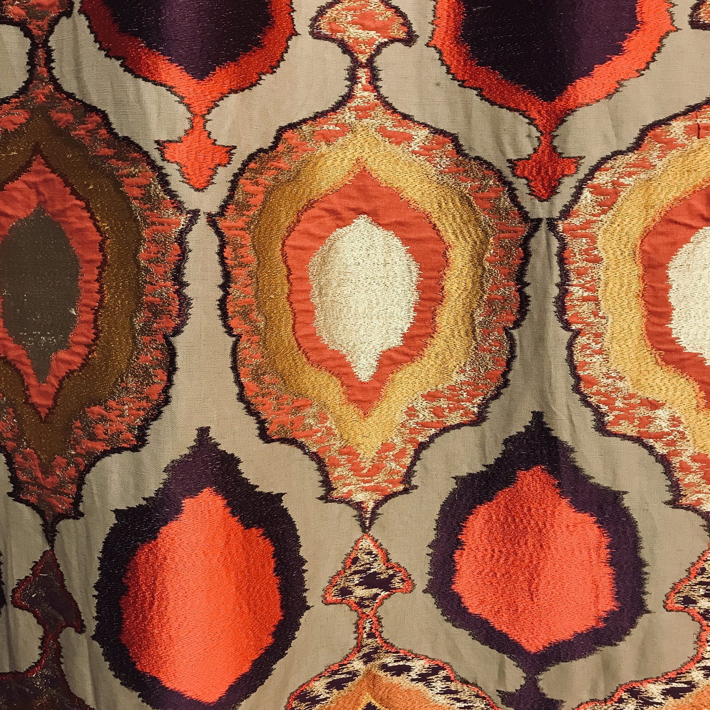 JF Fabrics JF Studio NOMAD 43 Fabric Traditional,Transitional,Contemporary,Novelty Brown,Burgundy,Red,Creme,Beige,Multi,Orange,Rust,Pink,Purple,Taupe,Yellow,Gold  Embroidery,Linen - 5500243 SJ101