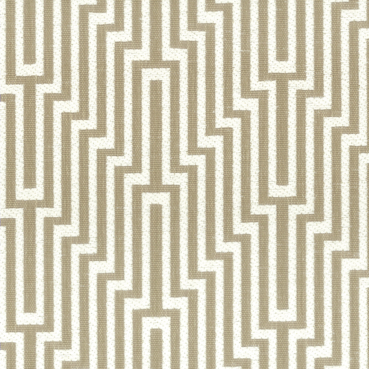 STOUT TEXTILES  UPHOLSTERY,CHENILLE TRANSITIONAL,, GEOMETRIC SANDALWOOD   - NORC-2