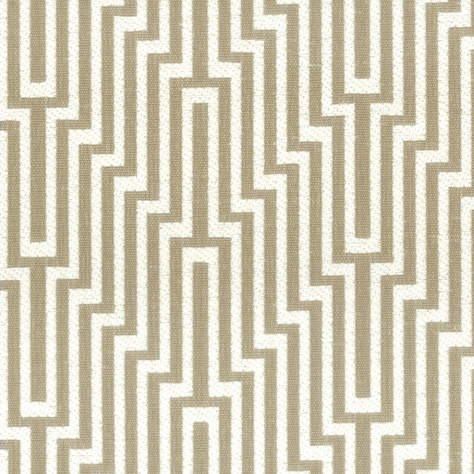 STOUT TEXTILES  UPHOLSTERY,CHENILLE TRANSITIONAL,, GEOMETRIC SANDALWOOD   - NORC-2