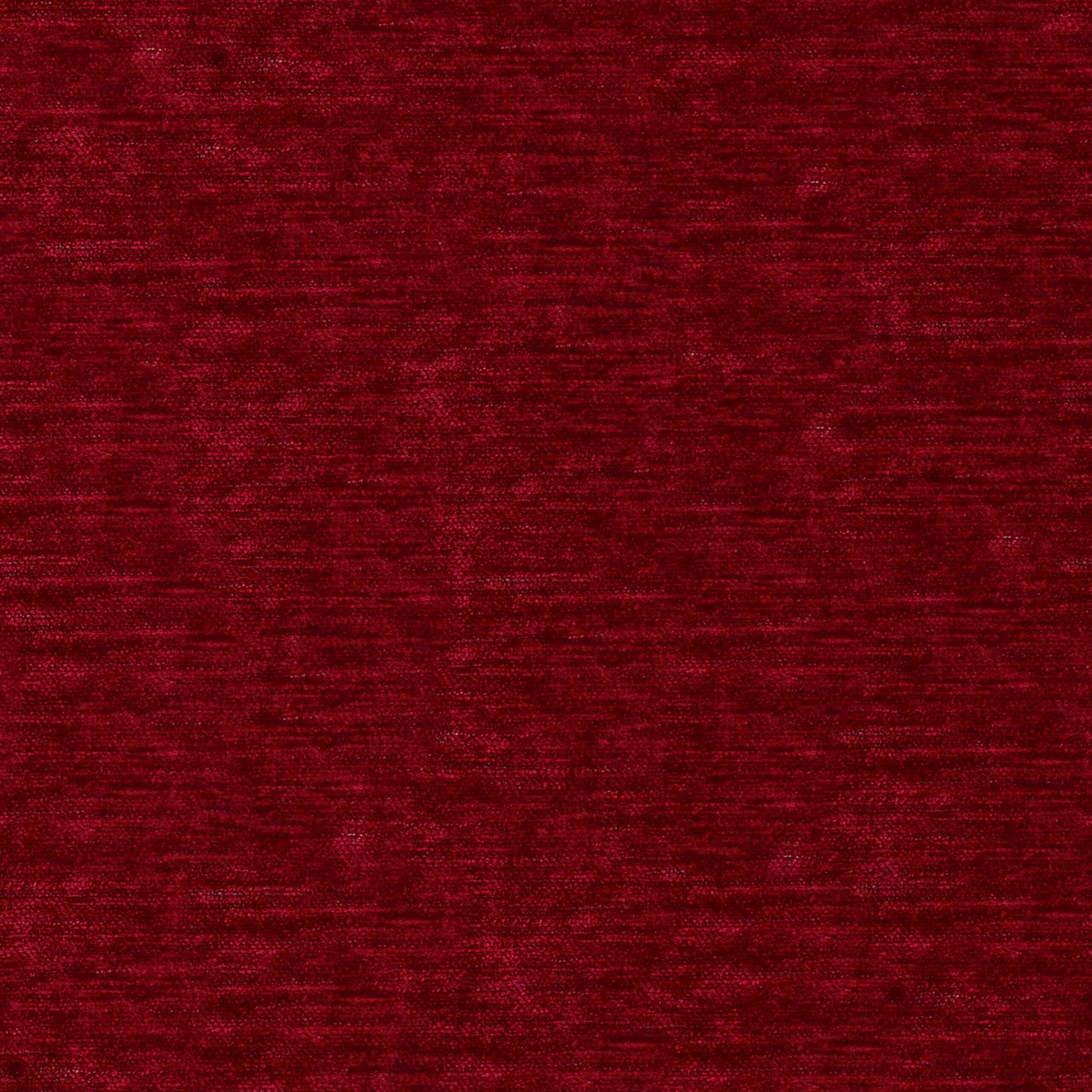 Rich burgundy chenille fabric swatch with soft nap and subtle sheen