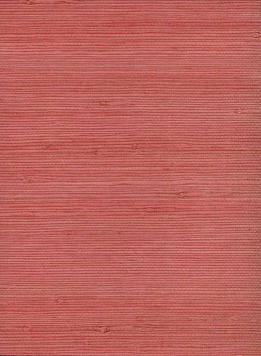 Seabrook Designs Natural Resource Jute Grasscloth Contemporary Pink Matte Sidewall - NR147X