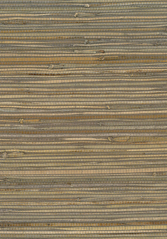 Seabrook Designs Natural Resource Rushcloth Grasscloth Contemporary Brown Matte Sidewall - NR163X