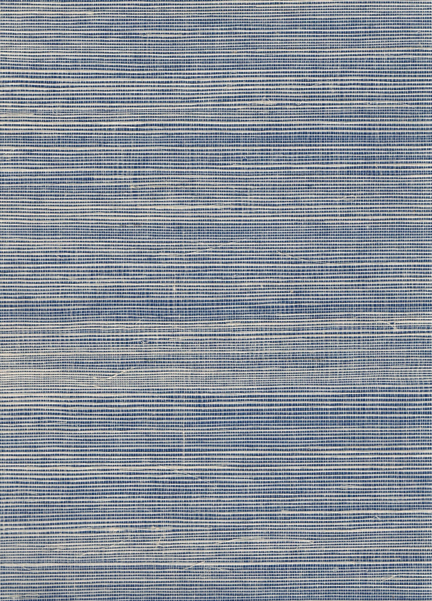 Blue & white woven fabric texture with fine stripes; linen-like upholstery or throw textile.