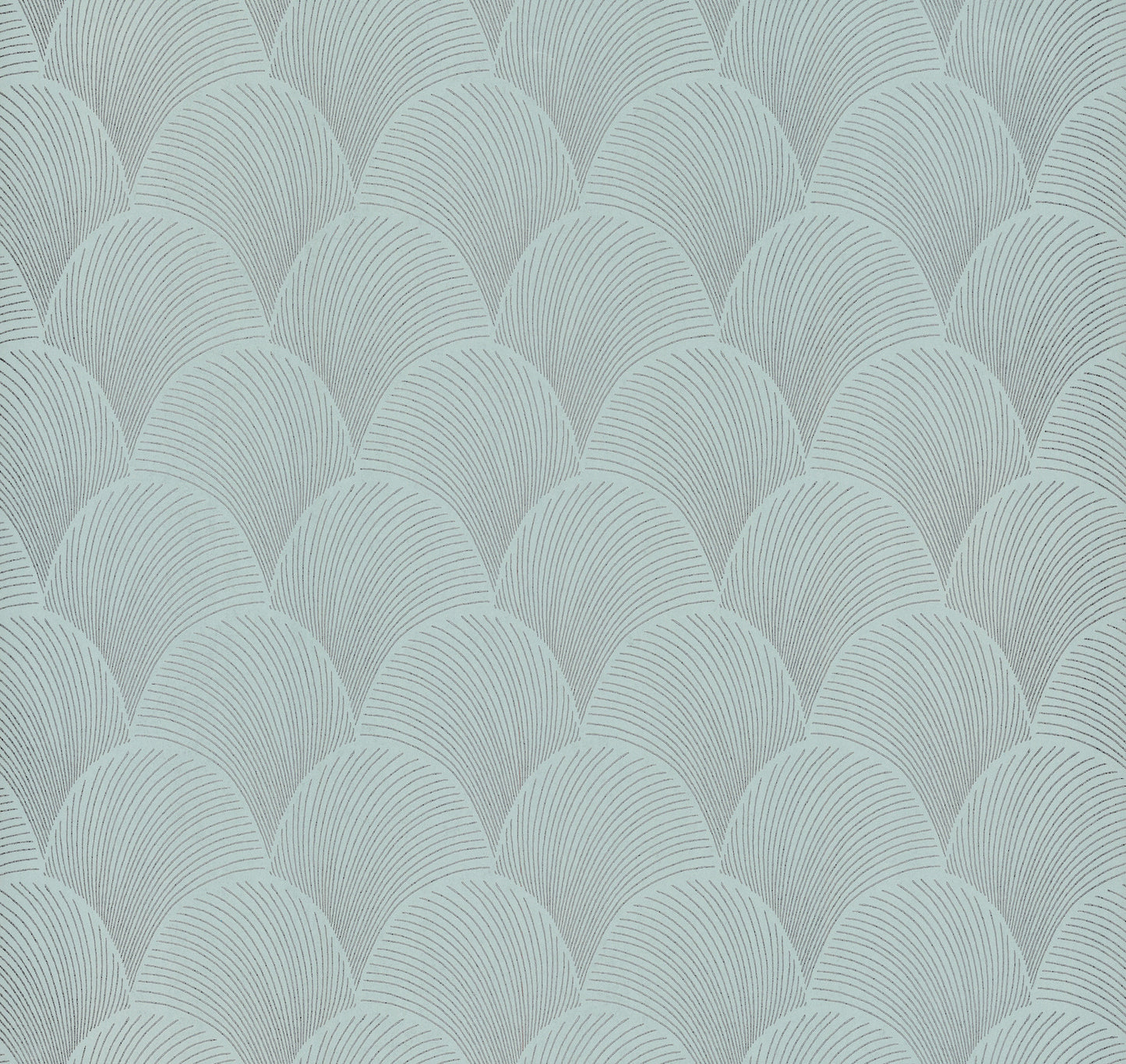 York Wallcoverings Natural Discovery Metallic Blue Pearl Scallop Wallpaper Glam Foil Blues   - NT6108