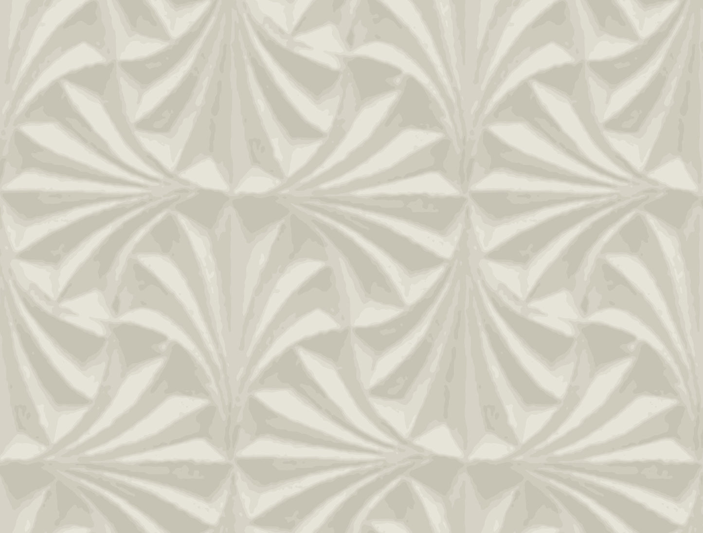 York Wallcoverings Natural Discovery Sculpted Taupe Fans Wallpaper  Cork Browns   - NT6128