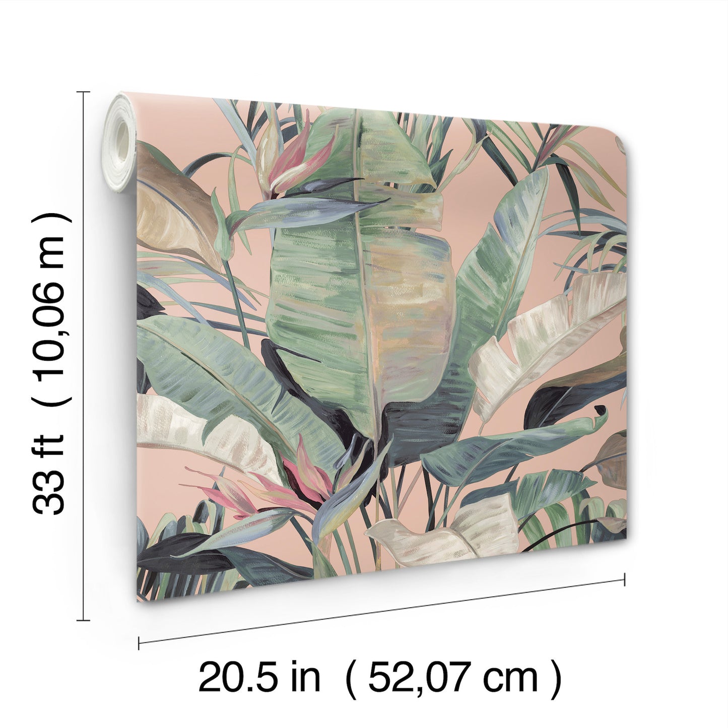 York Wallcoverings Natural Discovery Tropical Coral Cabana Wallpaper Tropical Tropical Pinks   - NT6132