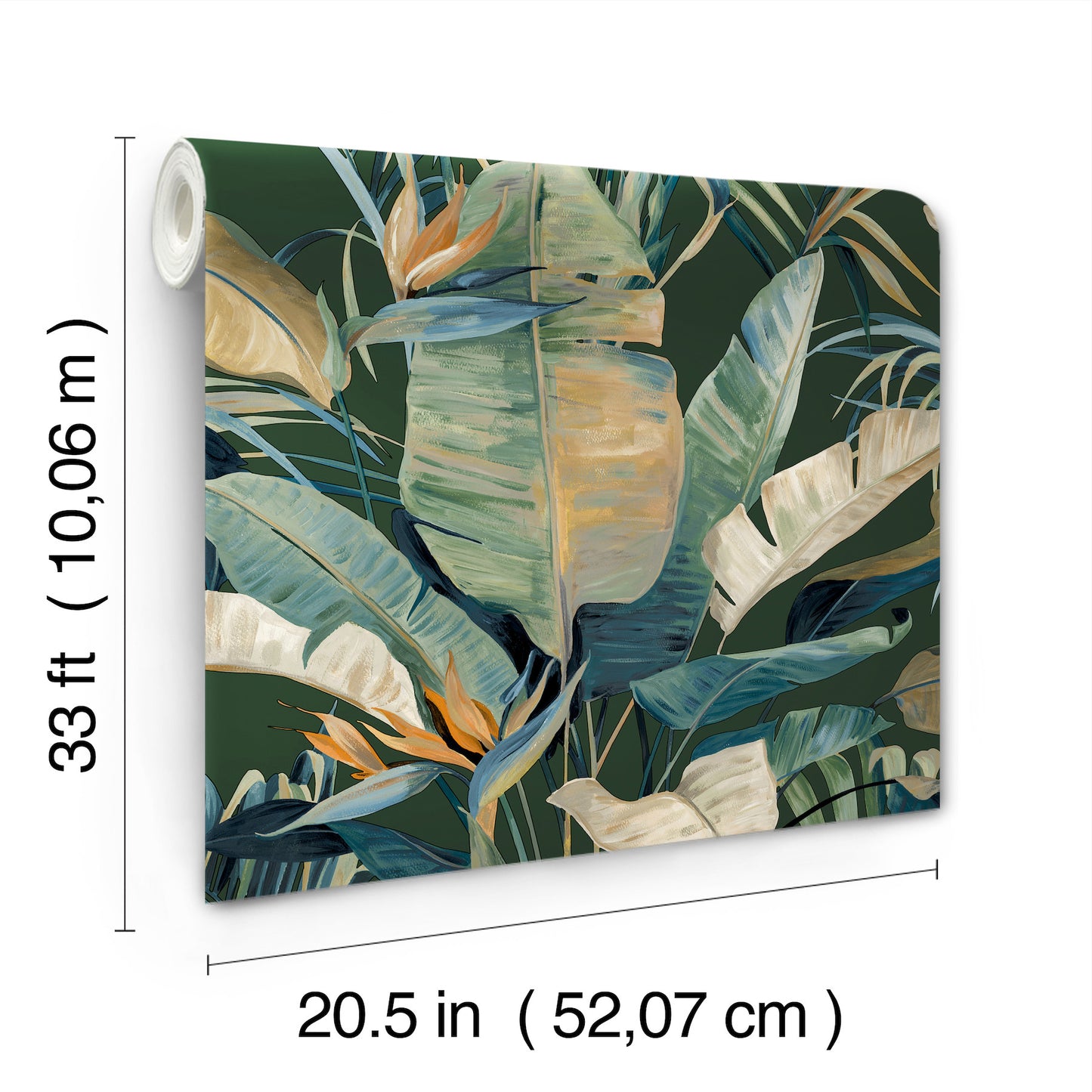 York Wallcoverings Natural Discovery Tropical Green Cabana Wallpaper Tropical Tropical Greens   - NT6136