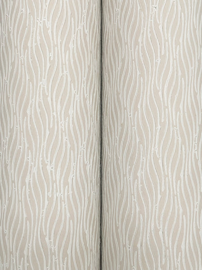 York Wallcoverings Natural Discovery Elevated Taupe Waves Wallpaper Modern Sculptured Finishes Browns   - NT6153
