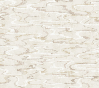 York Wallcoverings Natural Discovery Dreamland Cameo Wallpaper Transitional Modern Beiges   - NT6173