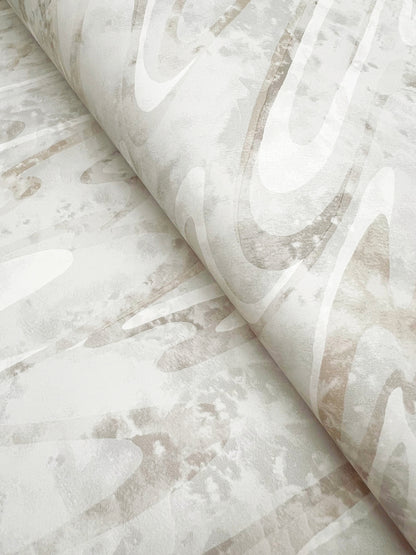 York Wallcoverings Natural Discovery Dreamland Grey Wallpaper Transitional Modern Greys   - NT6174