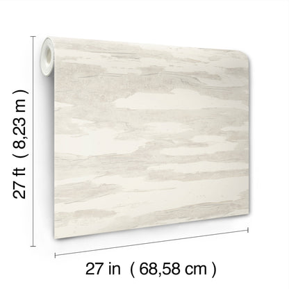 York Wallcoverings Natural Discovery Artistic Coral Tides Wallpaper Glam Glass Beads Whites and Off-Whites   - NT6176