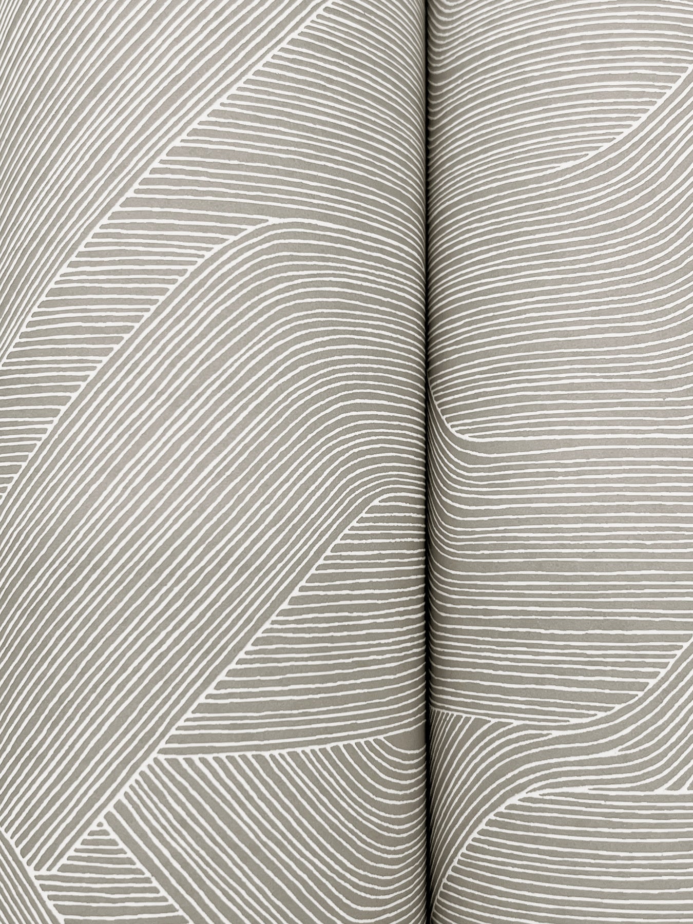 York Wallcoverings Natural Discovery Fine Line Grey Geometric Wallpaper Transitional Geometrics Greys   - NT6191