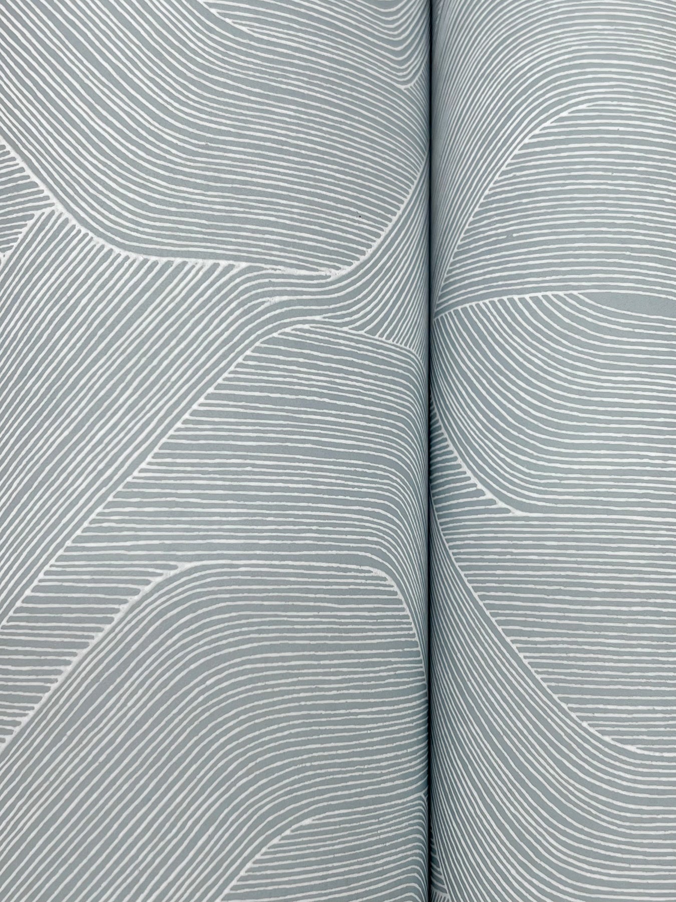 York Wallcoverings Natural Discovery Fine Line Blue Geometric Wallpaper Transitional Geometrics Blues   - NT6194