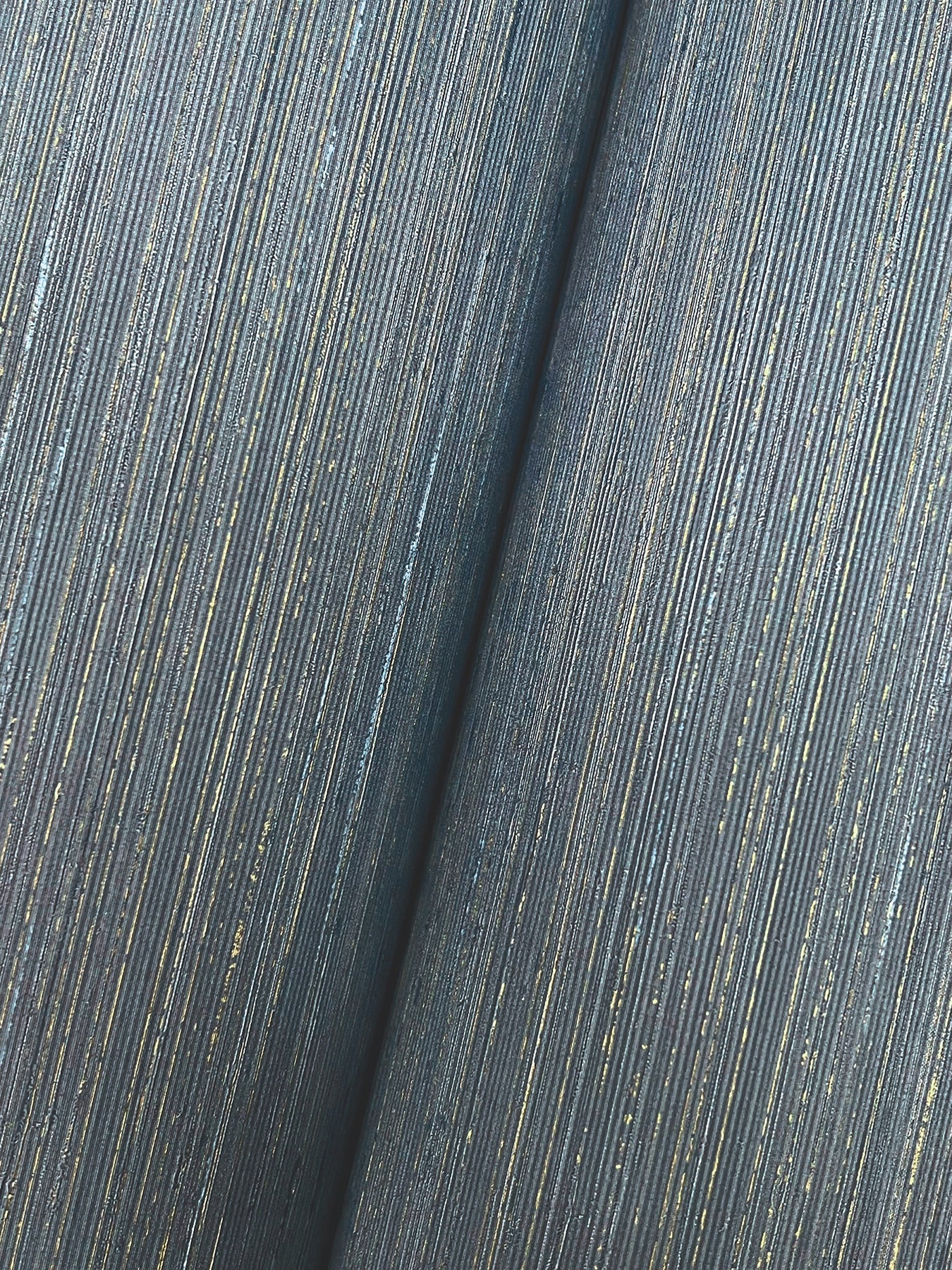 York Wallcoverings Natural Discovery Quiet Vista Indigo Wallpaper Traditional Faux Grasscloth Blues   - NT6201N