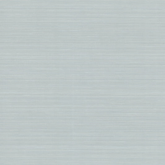 York Wallcoverings Natural Discovery Quiet Vista Mist Wallpaper Traditional Faux Grasscloth Blues   - NT6205N