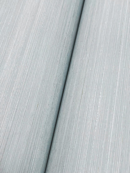 York Wallcoverings Natural Discovery Quiet Vista Mist Wallpaper Traditional Faux Grasscloth Blues   - NT6205N