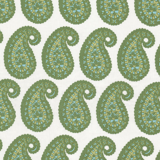 STOUT TEXTILES  MULTIPURPOSE,PRINT TRADITIONAL, PAISLEY APPLE,SEEDLING,SPRING   - NUBI-3