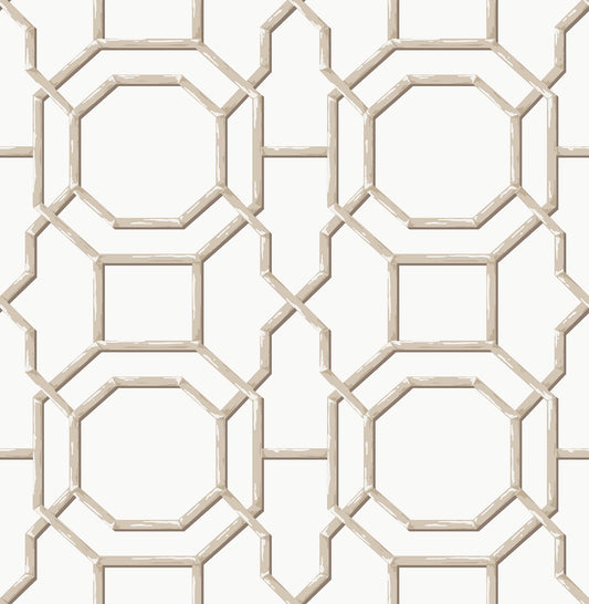 York Wallcoverings NuWallpaper Sanya Sand Peel and Stick Wallpaper Graphics Nautical Sand  Current Peel & Stick - NUS6504