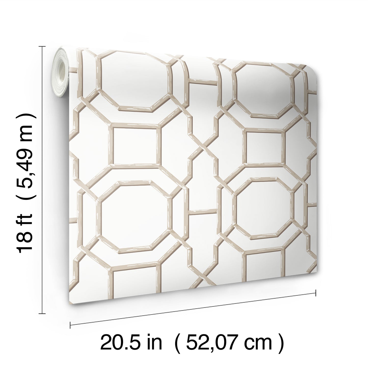 York Wallcoverings NuWallpaper Sanya Sand Peel and Stick Wallpaper Graphics Nautical Sand  Current Peel & Stick - NUS6504