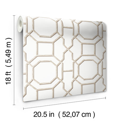 York Wallcoverings NuWallpaper Sanya Sand Peel and Stick Wallpaper Graphics Nautical Sand  Current Peel & Stick - NUS6504