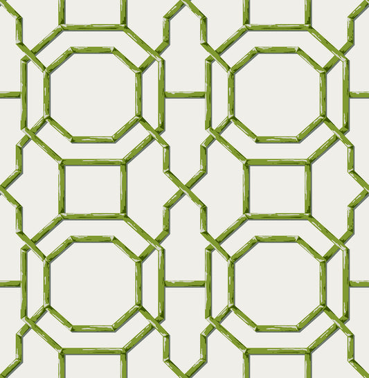 York Wallcoverings NuWallpaper Sanya Green Peel and Stick Wallpaper Graphics Nautical Green  Current Peel & Stick - NUS6505