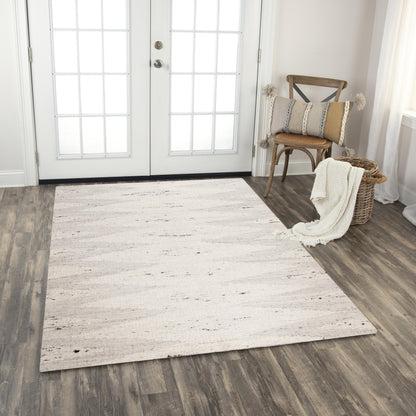 Rug with rustic lodge design, 8' x 10'.