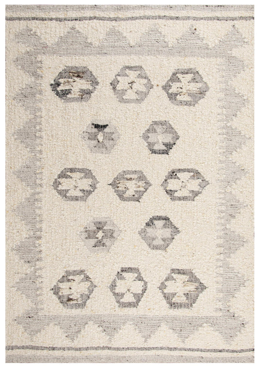 Rug in rustic lodge style, 9' x 12'.