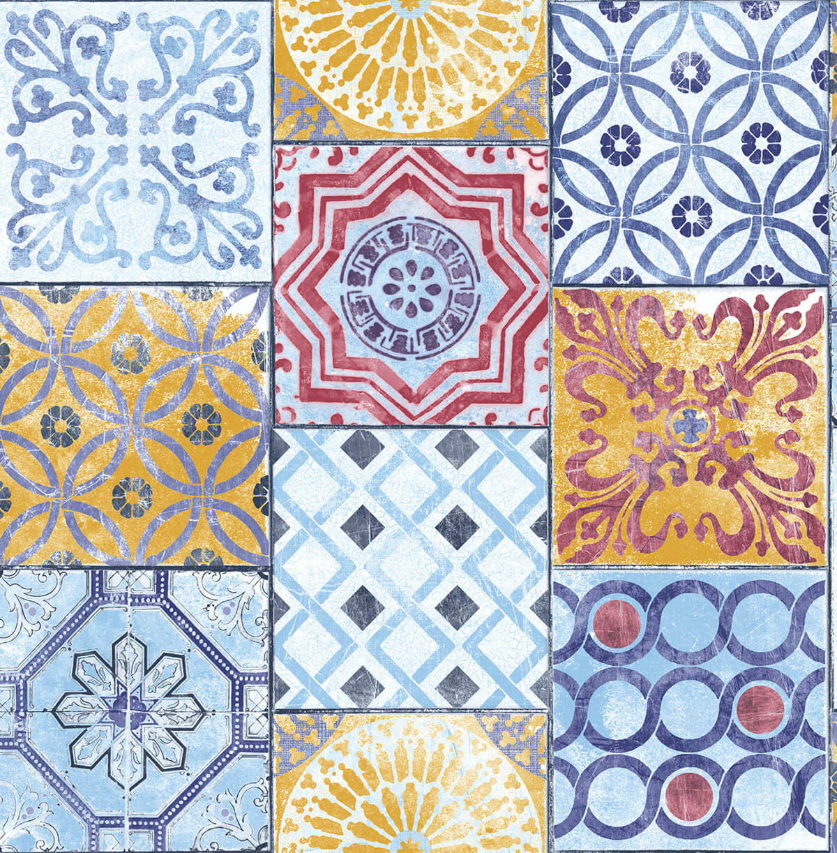 Colorful-Moroccan-Tile-NextWall-Peel-&-Stick-NW30001