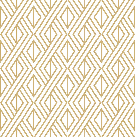 Gold-Diamond-Geometric-NextWall-Peel-&-Stick-NW30105