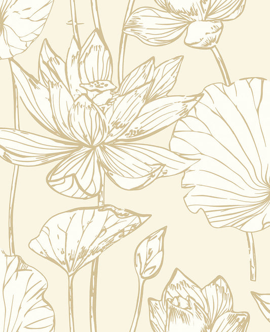 Lotus-Floral-NextWall-Peel-&-Stick-NW33105