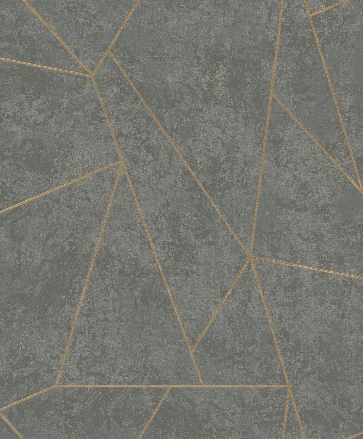 York Wallcoverings Antonina Vella Modern Metals Second Edition Nazca Dark Grey and Gold Wallpaper  Metallics Greys   - NW3502