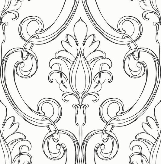 Sketched-Damask-NextWall-Peel-&-Stick-NW39400